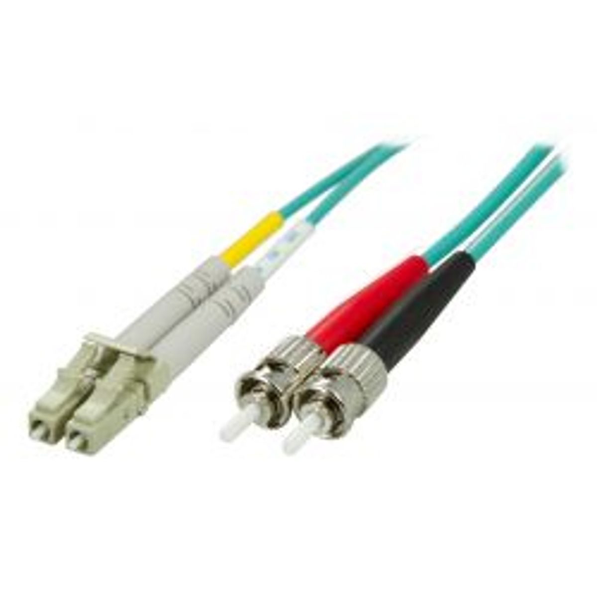 Deltaco Om3 Fiber Cable, Lc - St, Duplex, Multimode, 50/125, 2m