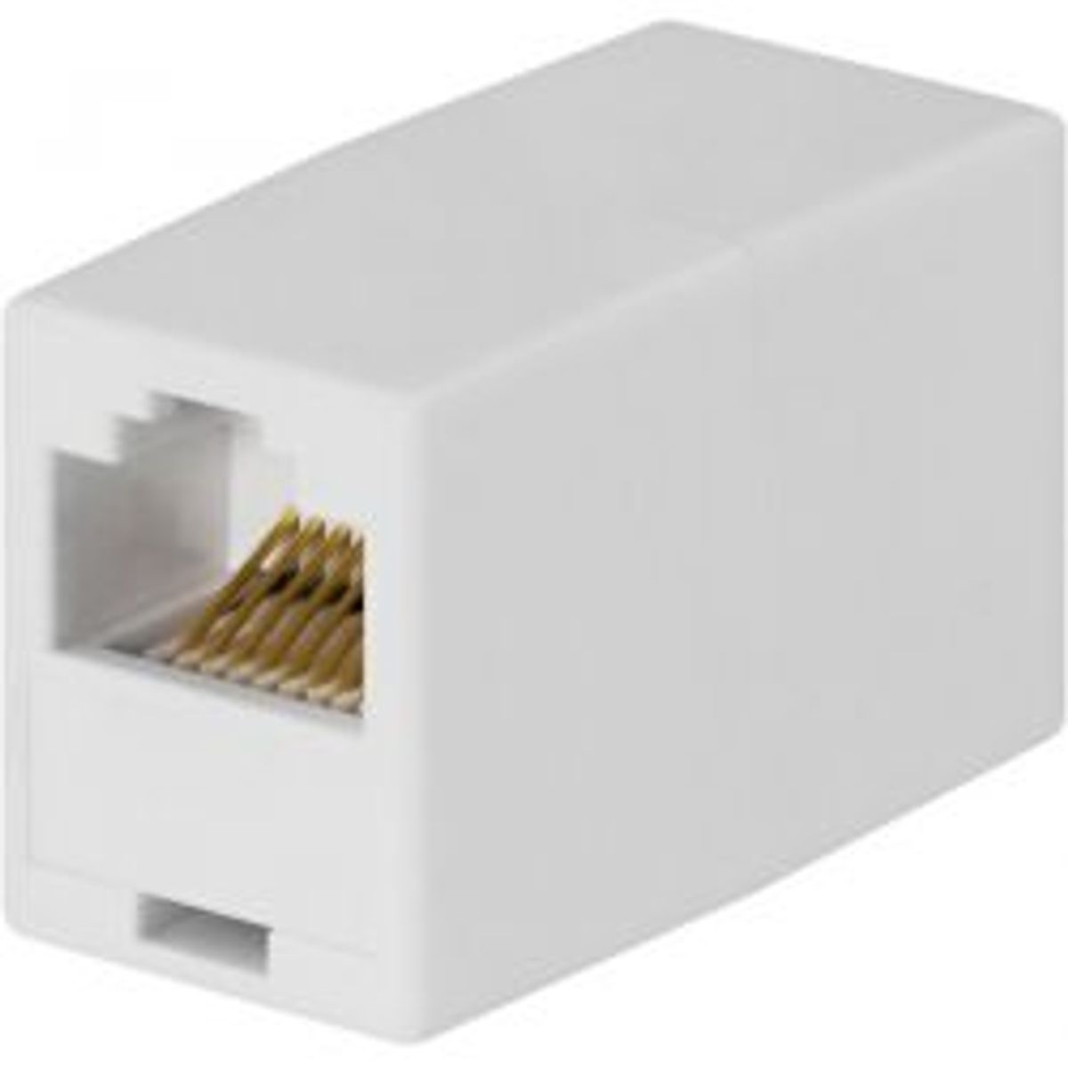 Deltaco Modular Connector 8p / 8c, Unshielded, Rj45, White - Diverse