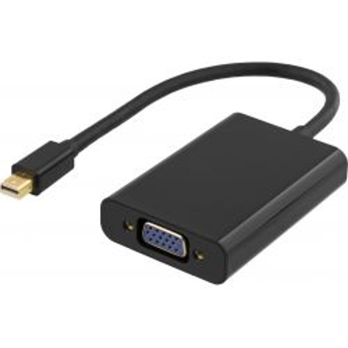 Deltaco Mini Displayport To Vgaadapter W/ Audio Full Hd @60hz 0.25m