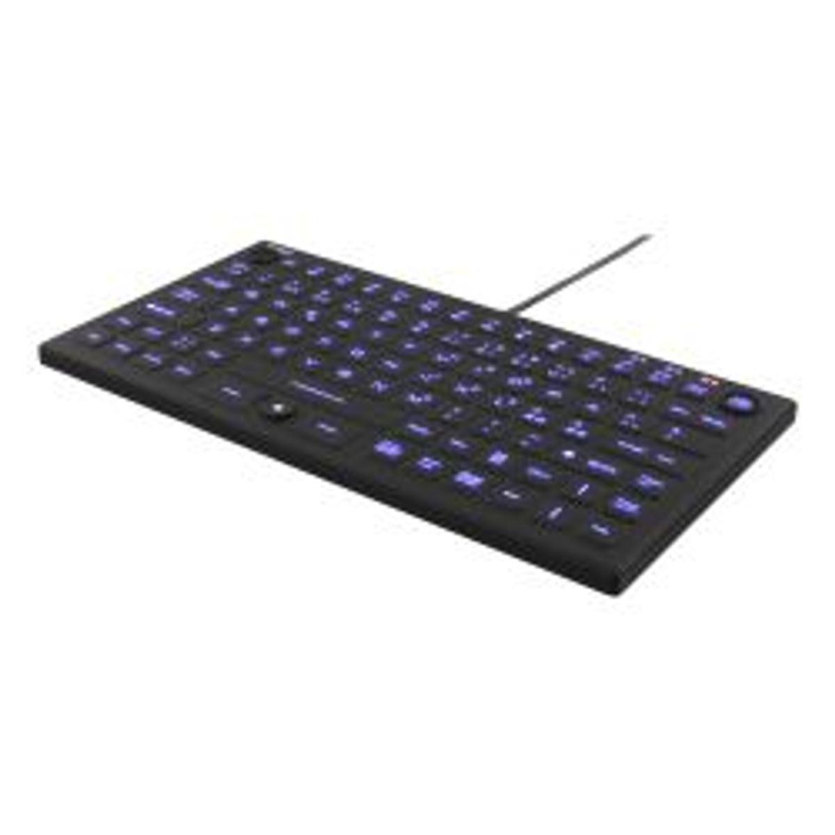 Deltaco Mini Silicone Keyboard, Spill Proof, Blue Led, Ip68, Black