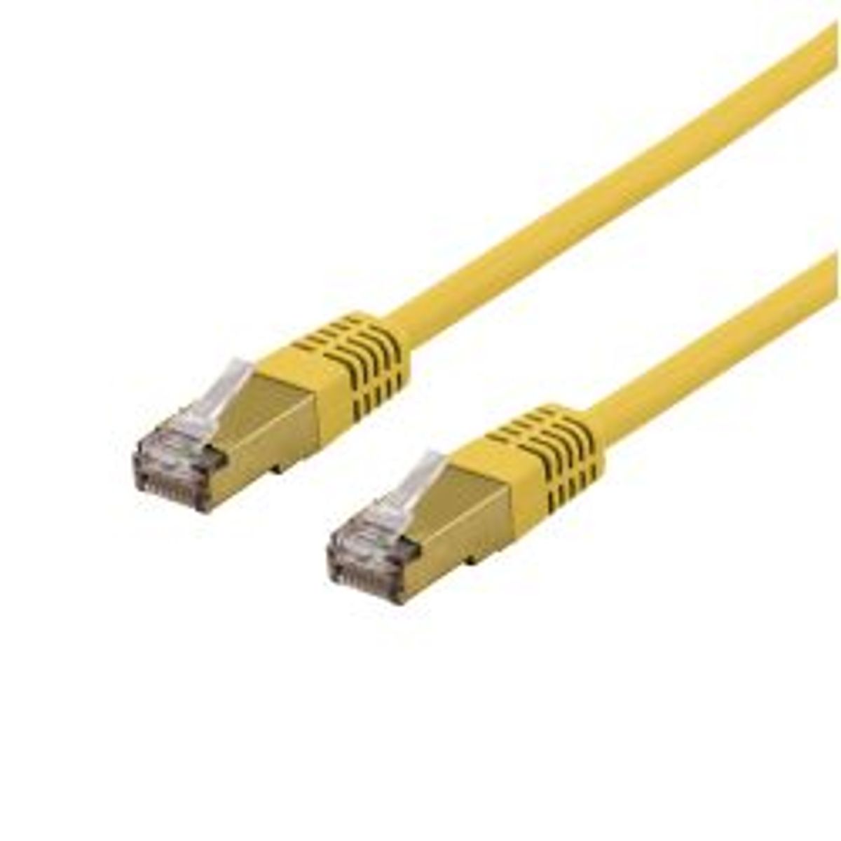 Deltaco S/ftp Cat6a Patch Cable 1.5m 500mhz Deltacertif Lszh Yellow