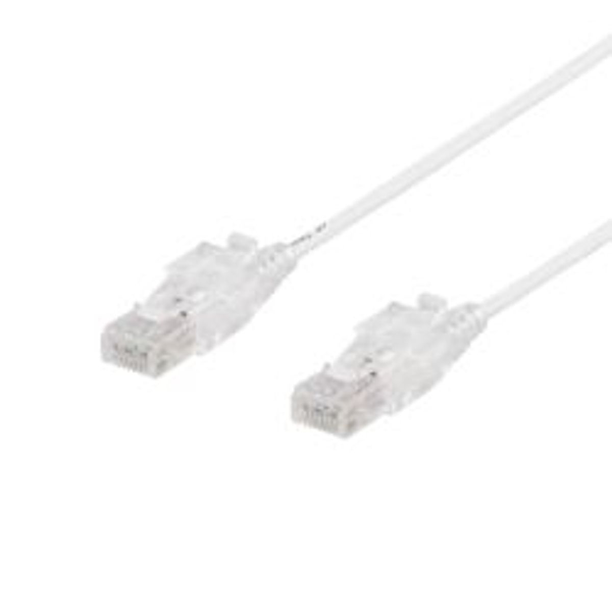 Deltaco U/utp Cat6a Patch Cable, 1m, 500mhz, Lockable, White - Ledning