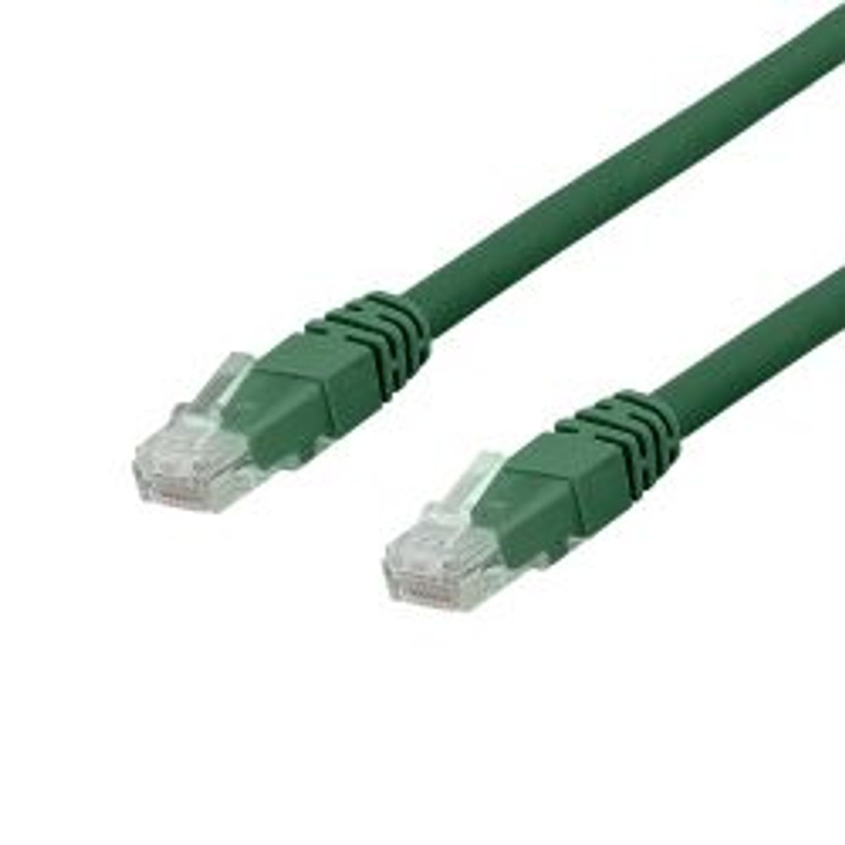 Deltaco U/utp Cat6a Patch Cable, Lszh, 7m, Green