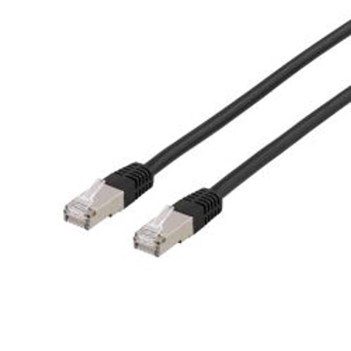 Deltaco U/ftp Cat6a Patch Cable, Lszh, 20m, Black