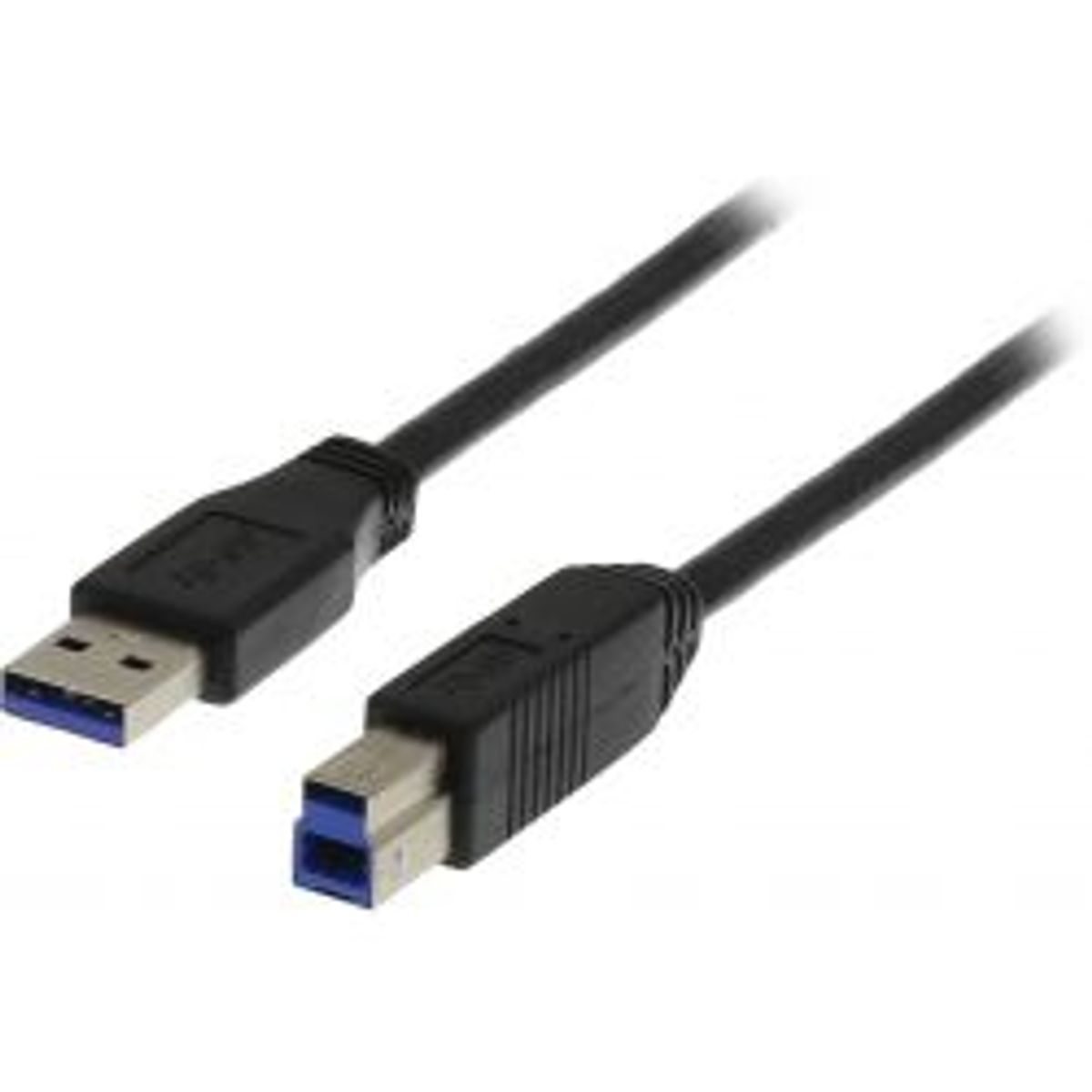 Deltaco Usb 3.0 cable, Type A Ma, Type B Ma, 1m, Blue