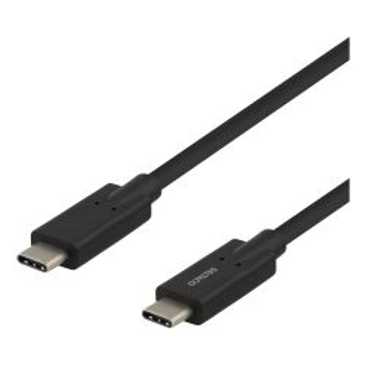 Deltaco Usb-c - Usb-c Cable, 5gbit/s, 5a, 2m, Black