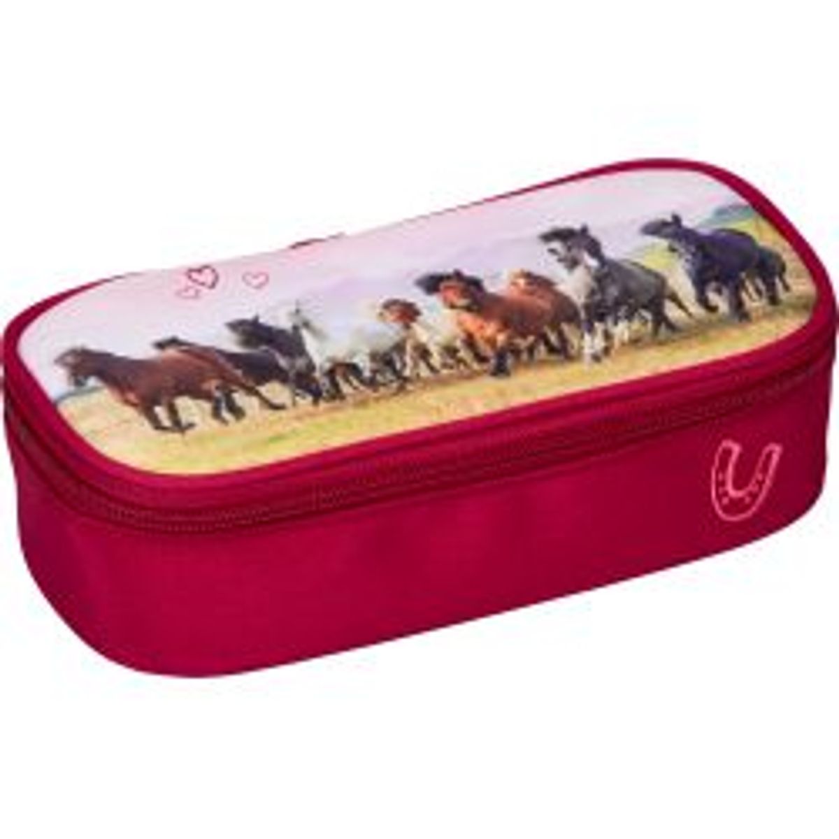 Die Spiegelburg Pencil Case Berry Red Horse Friends - Penalhus