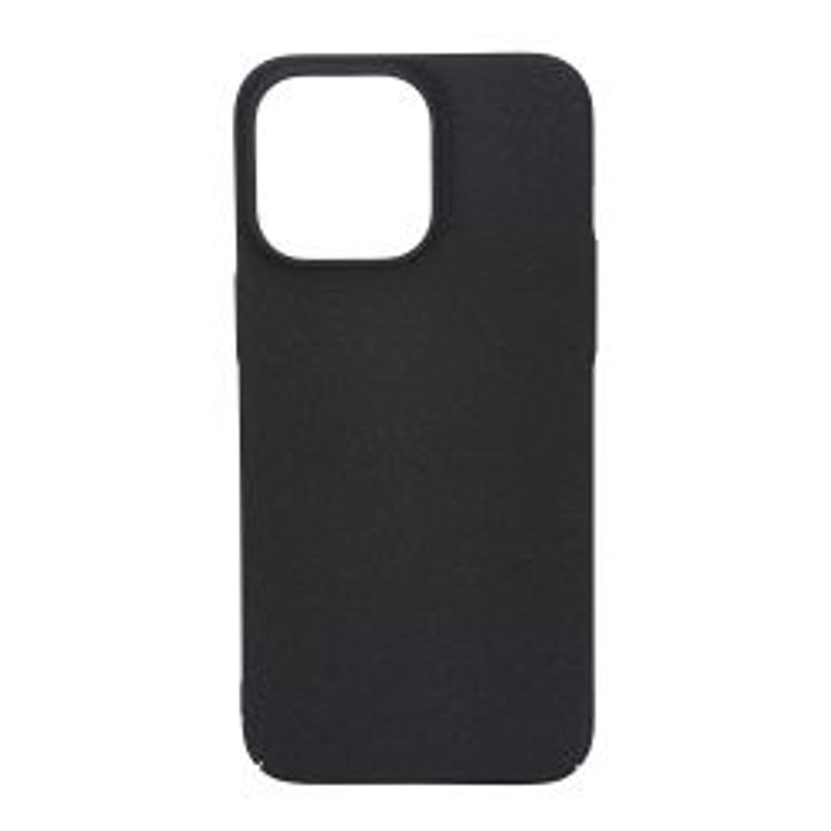 Essentials Iphone 15 Pro Max Sand Bursted Back Cover, Black/grey