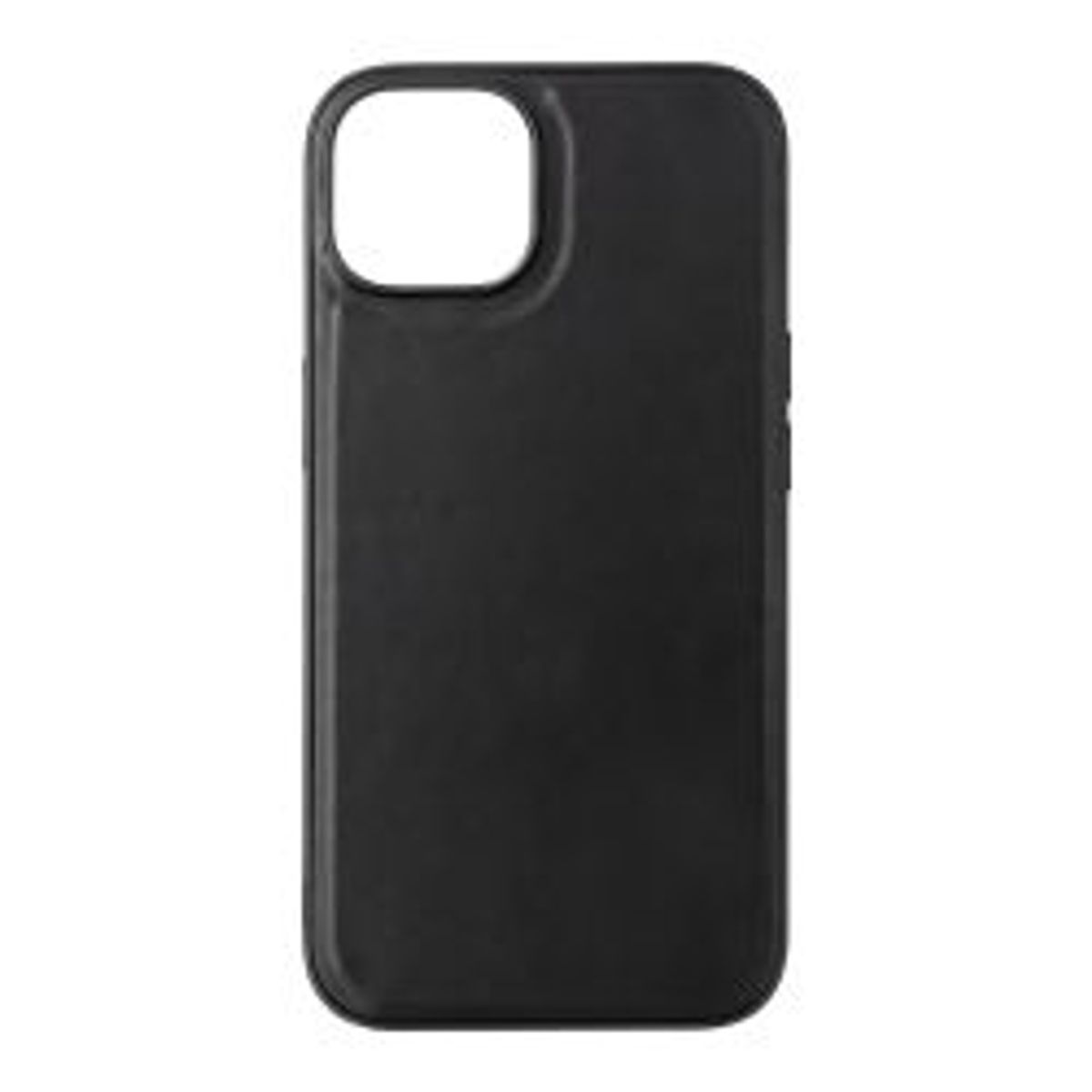 Essentials Iphone 13/14 Leather Mag Back Cover, Tpu Frame, Magnet,black