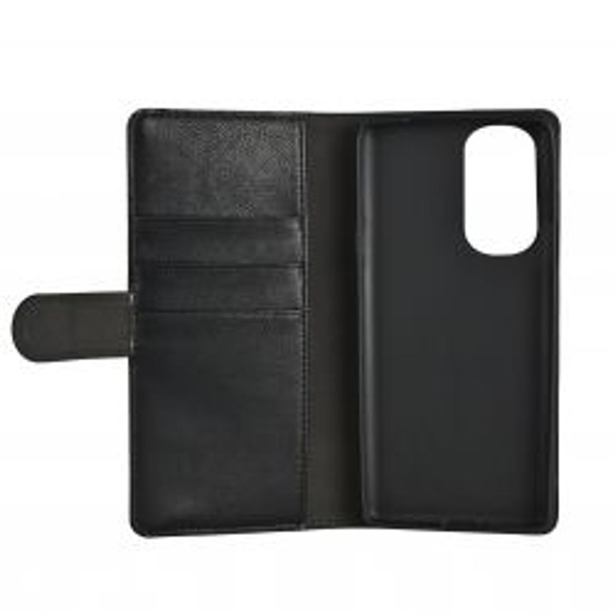 Essentials Motorola Edge 30 Pu Wallet, 3 Cards, Black