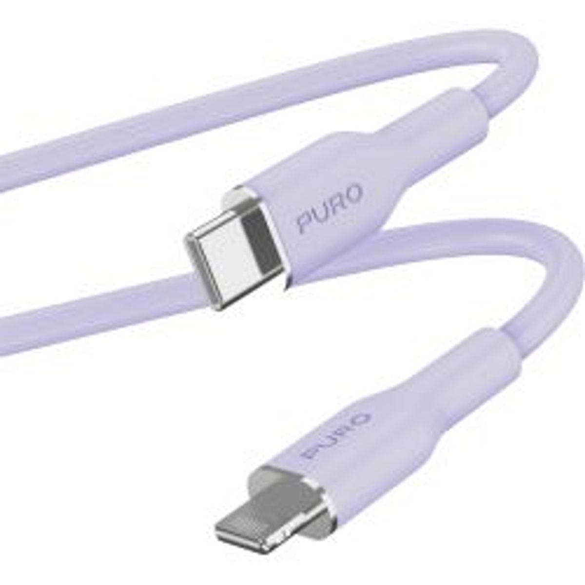 Puro Icon Soft Cable Usb-c To Lightning, 1.5m, Lavender