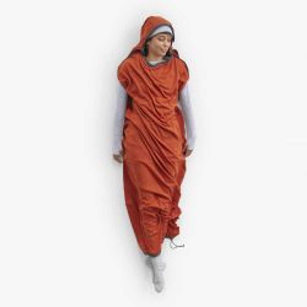 Sea To Summit Reactor Fleece Sleeping Bag Liner - Mummy W/ Drawcord - C Picante Red - Lagenpose