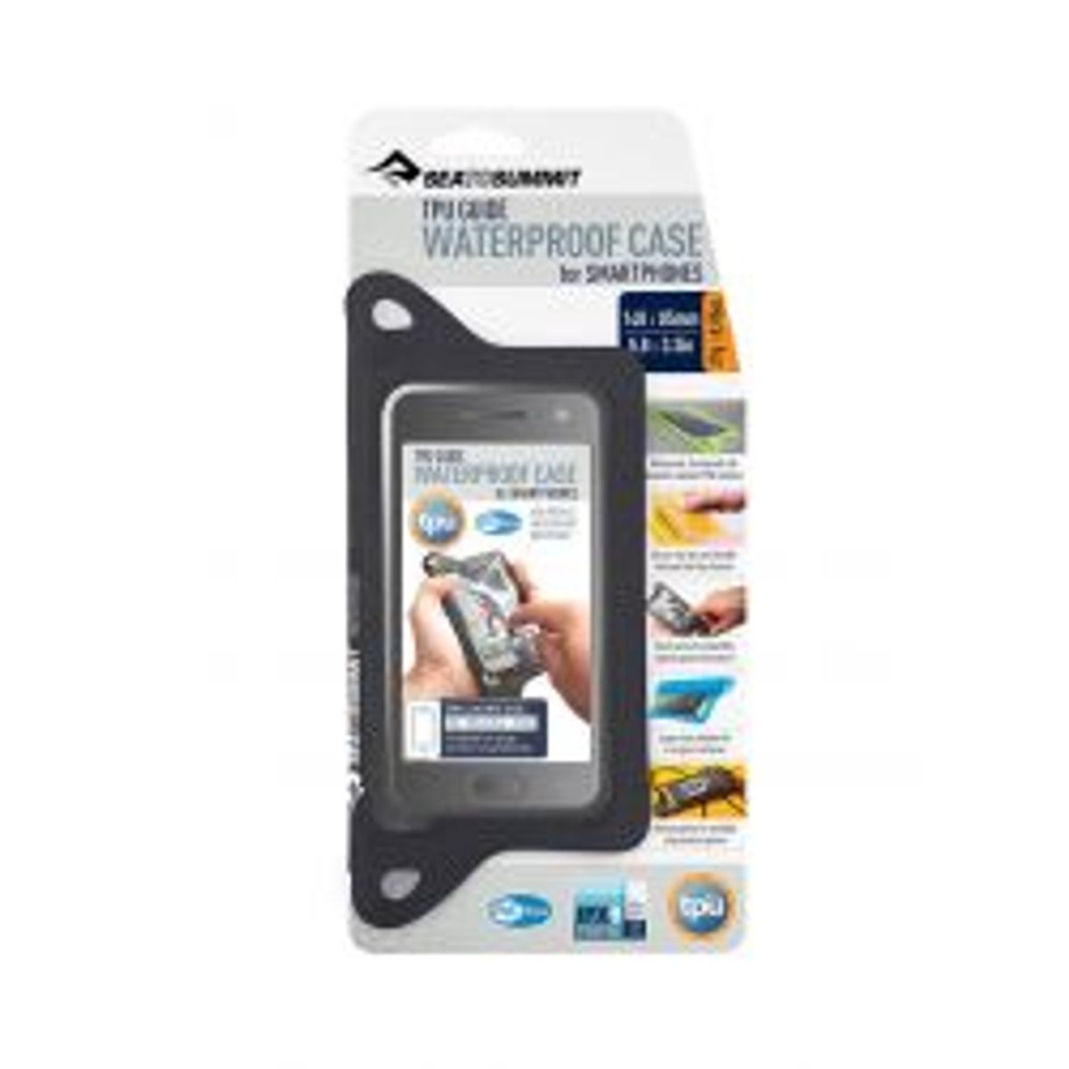 Sea To Summit Tpu Guide Waterproof Case For Smart Phones Black - Opbevaring