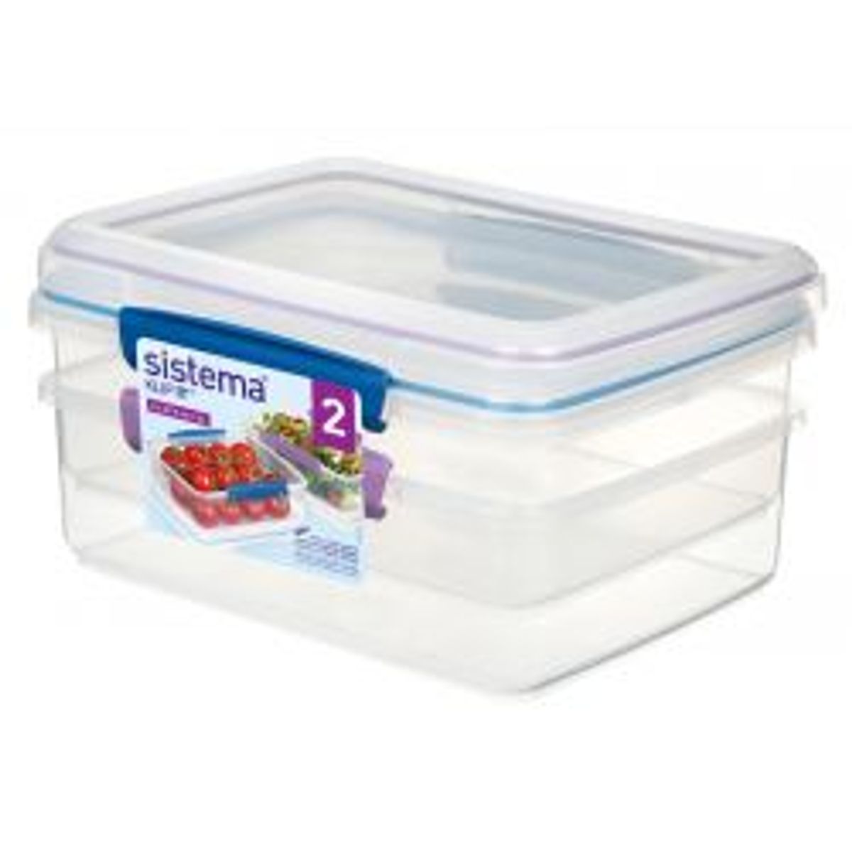 Sistema 2packrectangular 2 L - Madkasse