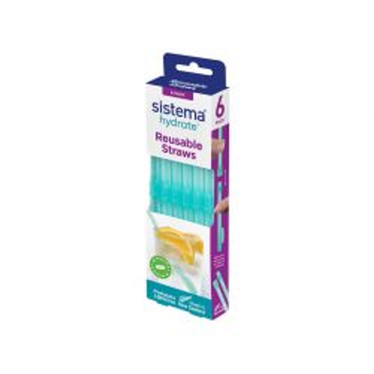 Sistema Reusable Straws 6pack - Sugerør