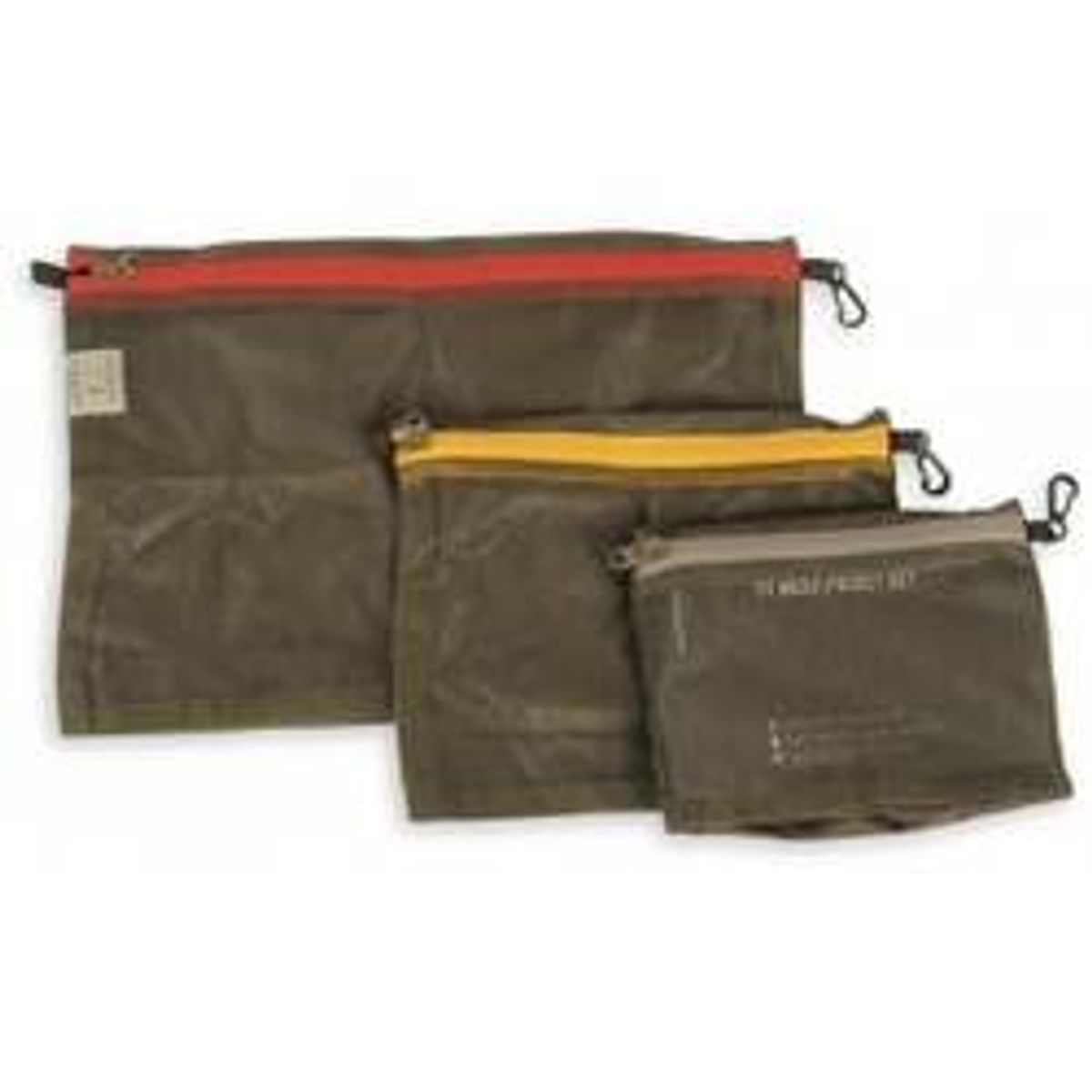 Tasmanian Tiger Tt Mesh Pocket Set - Olive - Str. Stk - Pung