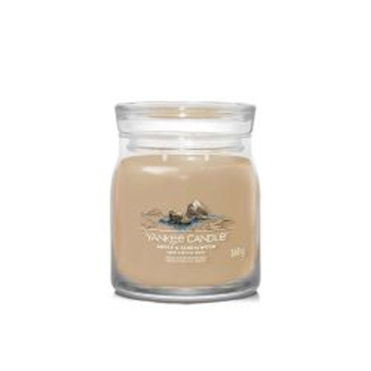 Yankee Candle Yc Signature - Medium - Amber & Sandalwood - Duftlys