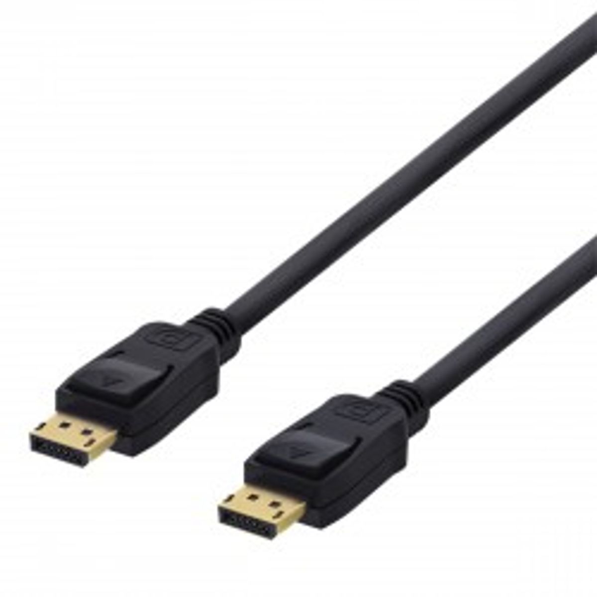 Deltaco Displayport Cable, Dp 1.2, 2m, Black - Kabel