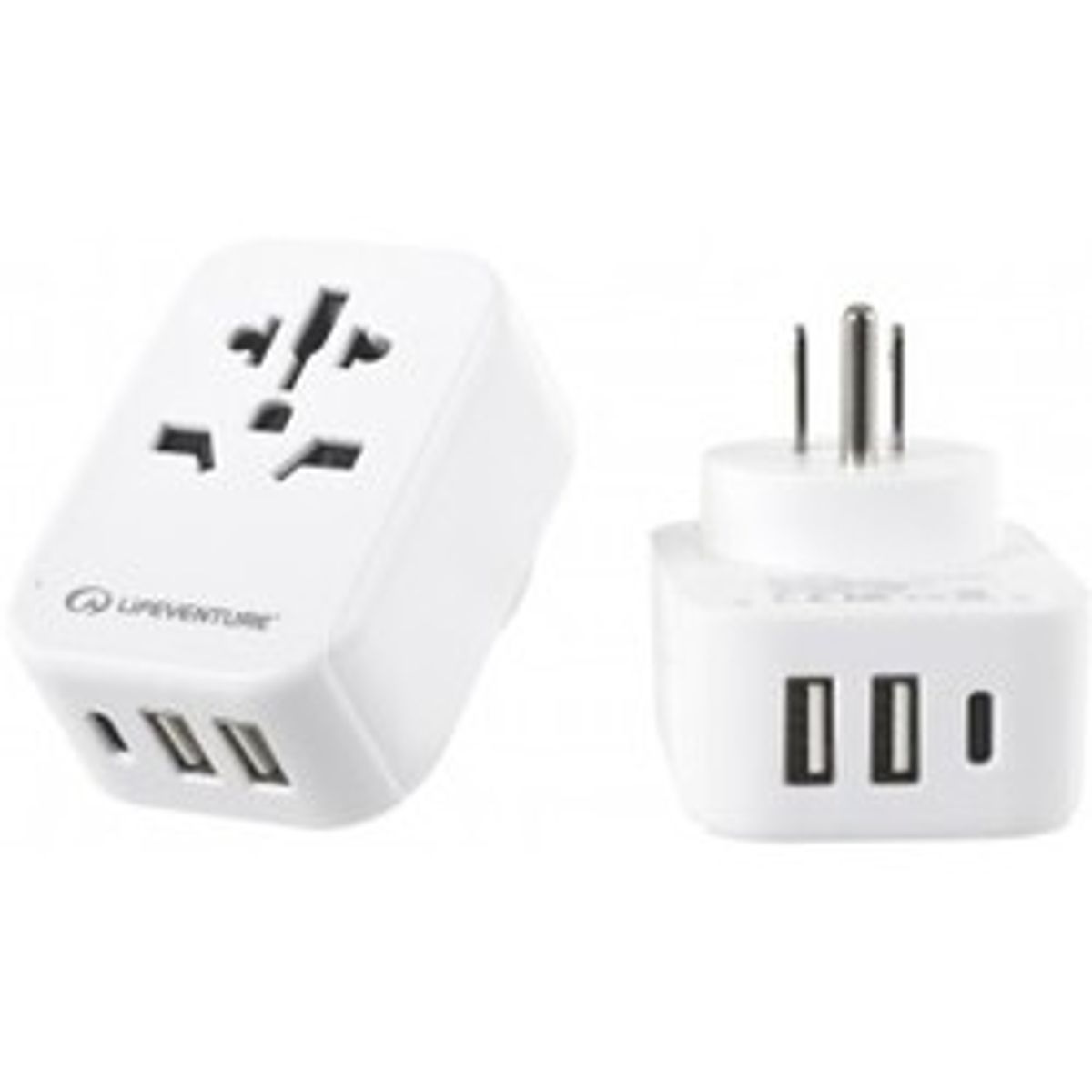 Lifeventure World To Us Travel Adaptor With Usb (& U - Adaptor