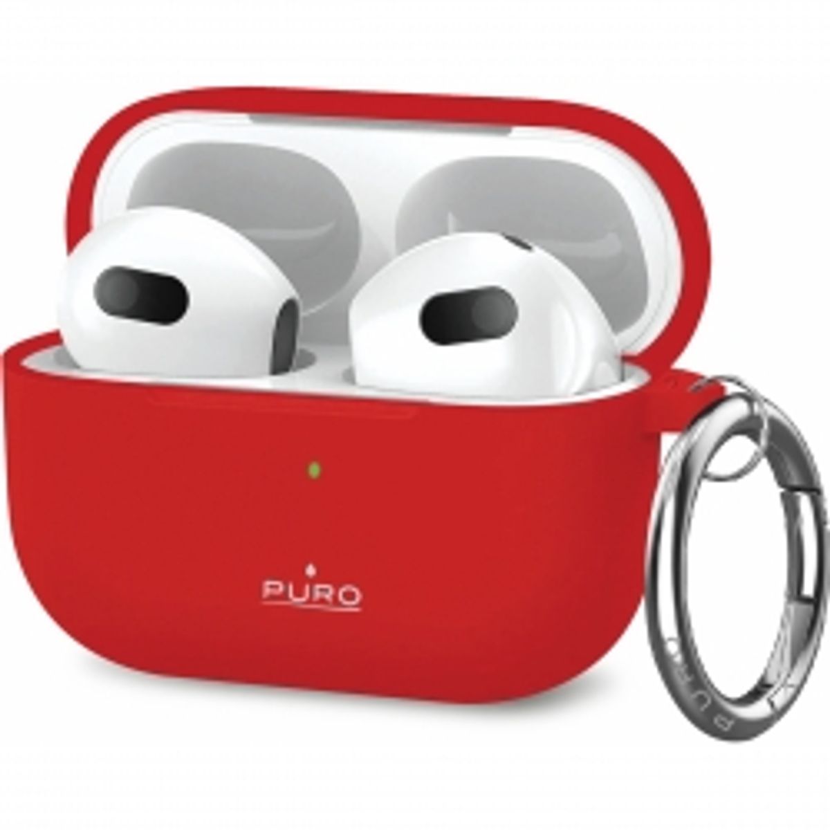 Puro Apple Airpods 3 Icon Case W/hook, Red - Etui