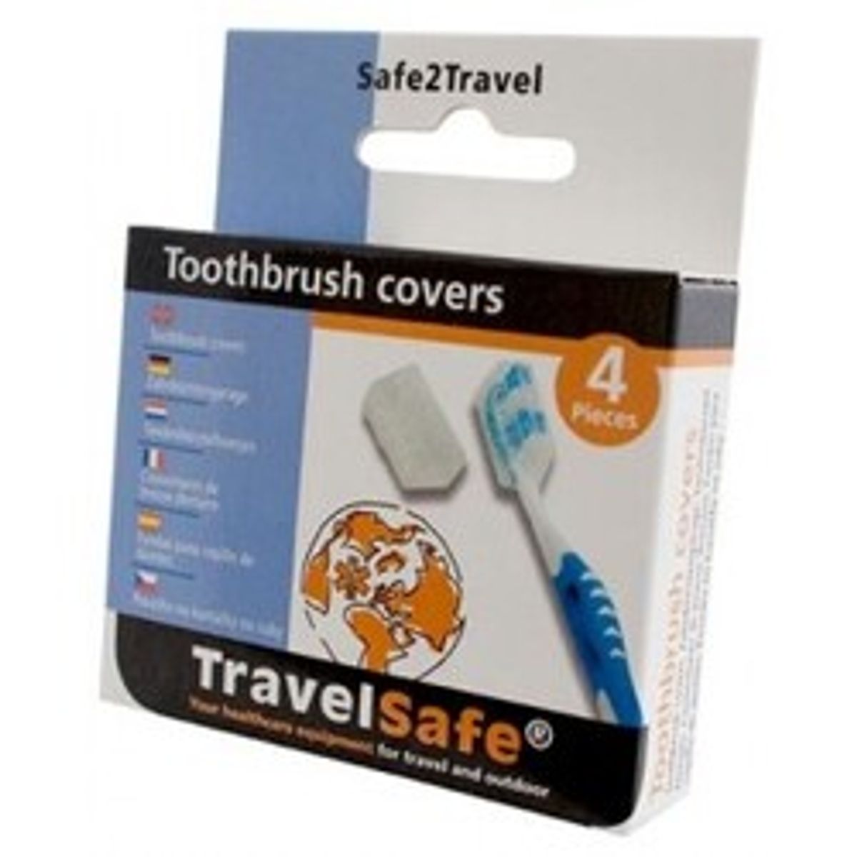 Travelsafe Toothbrush Covers (4 Pcs.) - Diverse