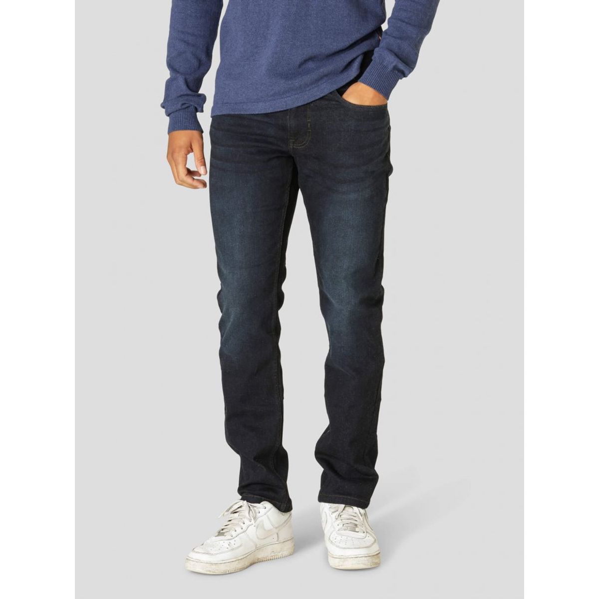 Marcus - Felix 2162 super stretch jeans - helt mørk blå - Herre - 34/30 - (Regular fit)