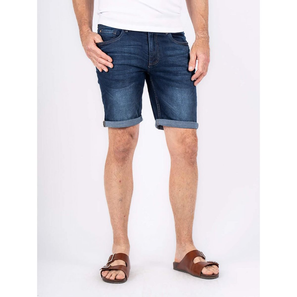 Pre End - Indie denim shorts i blå - Herre - 38