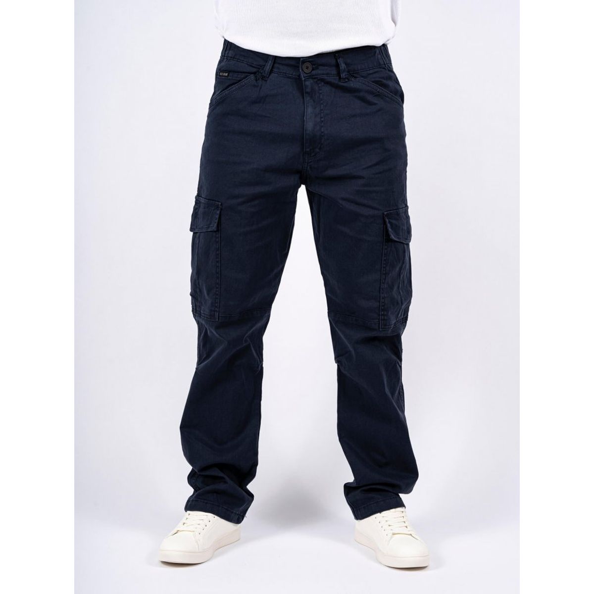 Marcus - Jeremy Cargo med stretch i navy - Herre - Medium