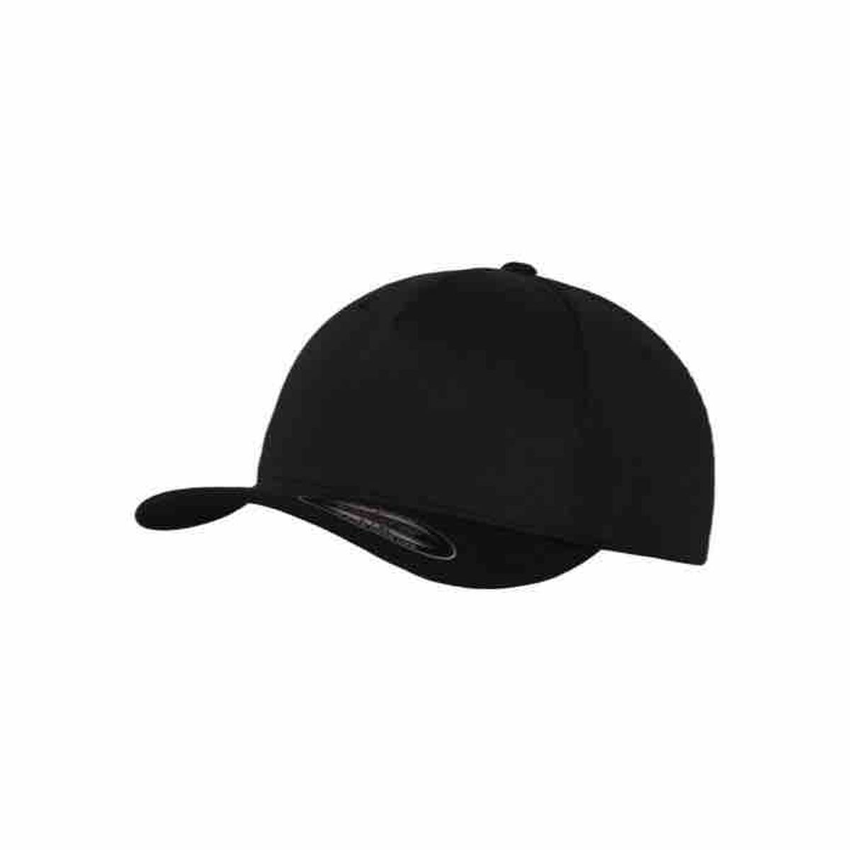 Flexfit Cap 5 Panel Black_Small/medium