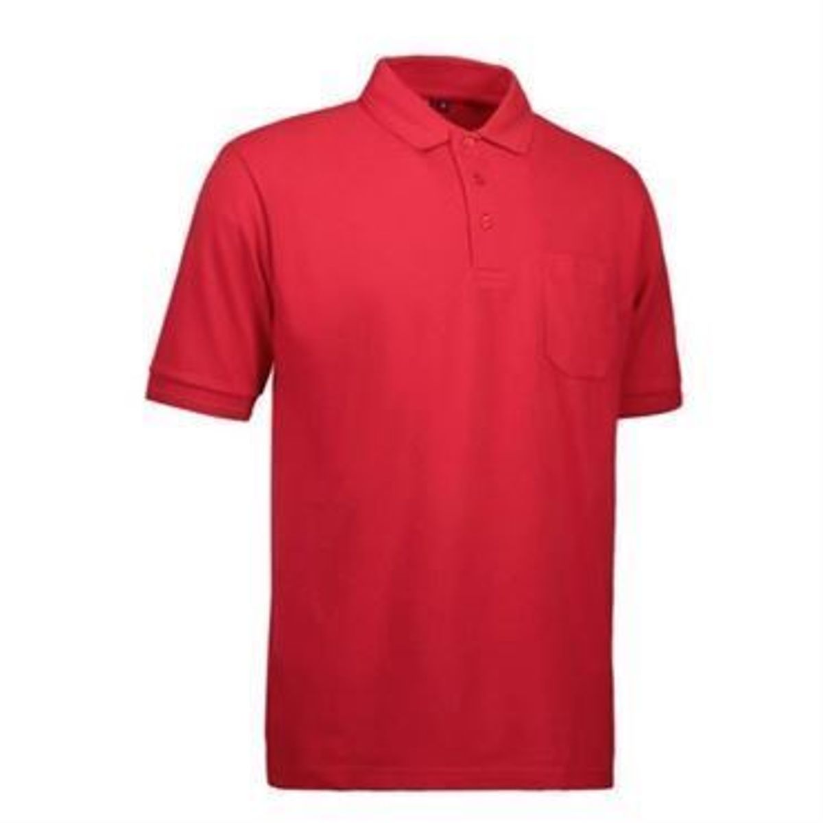 Id Pro Wear Polo Med Brystlomme 0320 Rød-medium