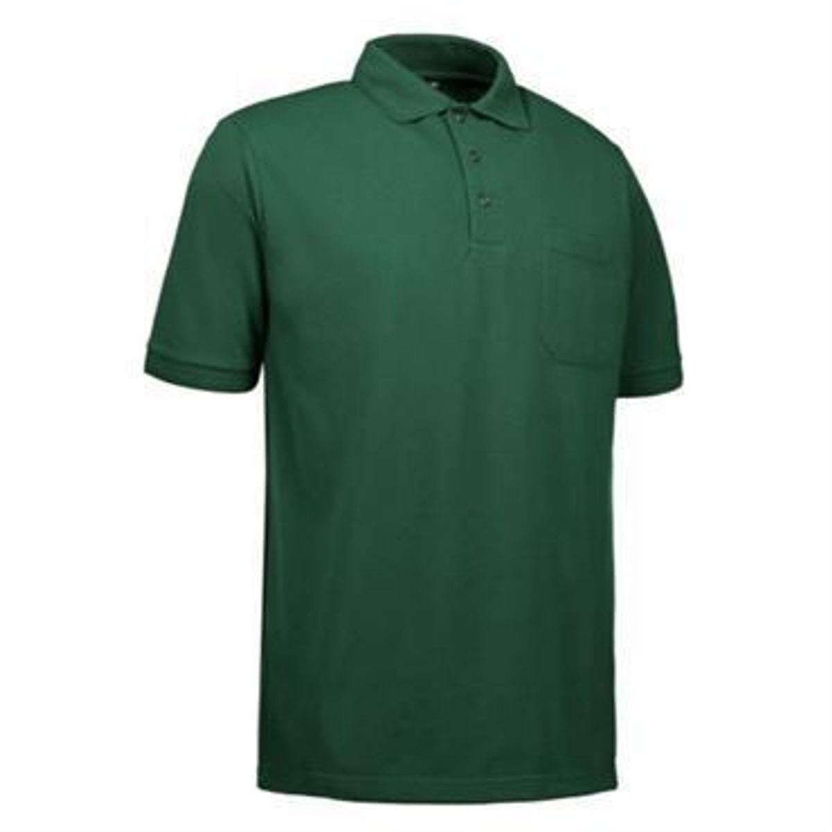 Id Pro Wear Polo Med Brystlomme 0320 Flaskegrøn-large