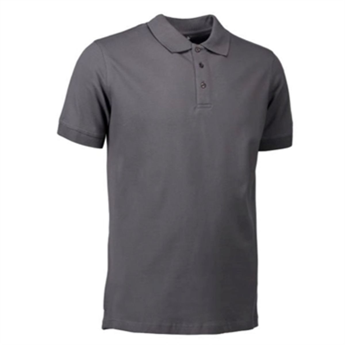 Id Stretch Polo 0525 Koks Grå-xl