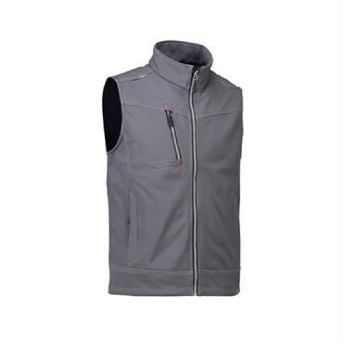 Id Softshell Vest 0834 Silver Grey-4xl