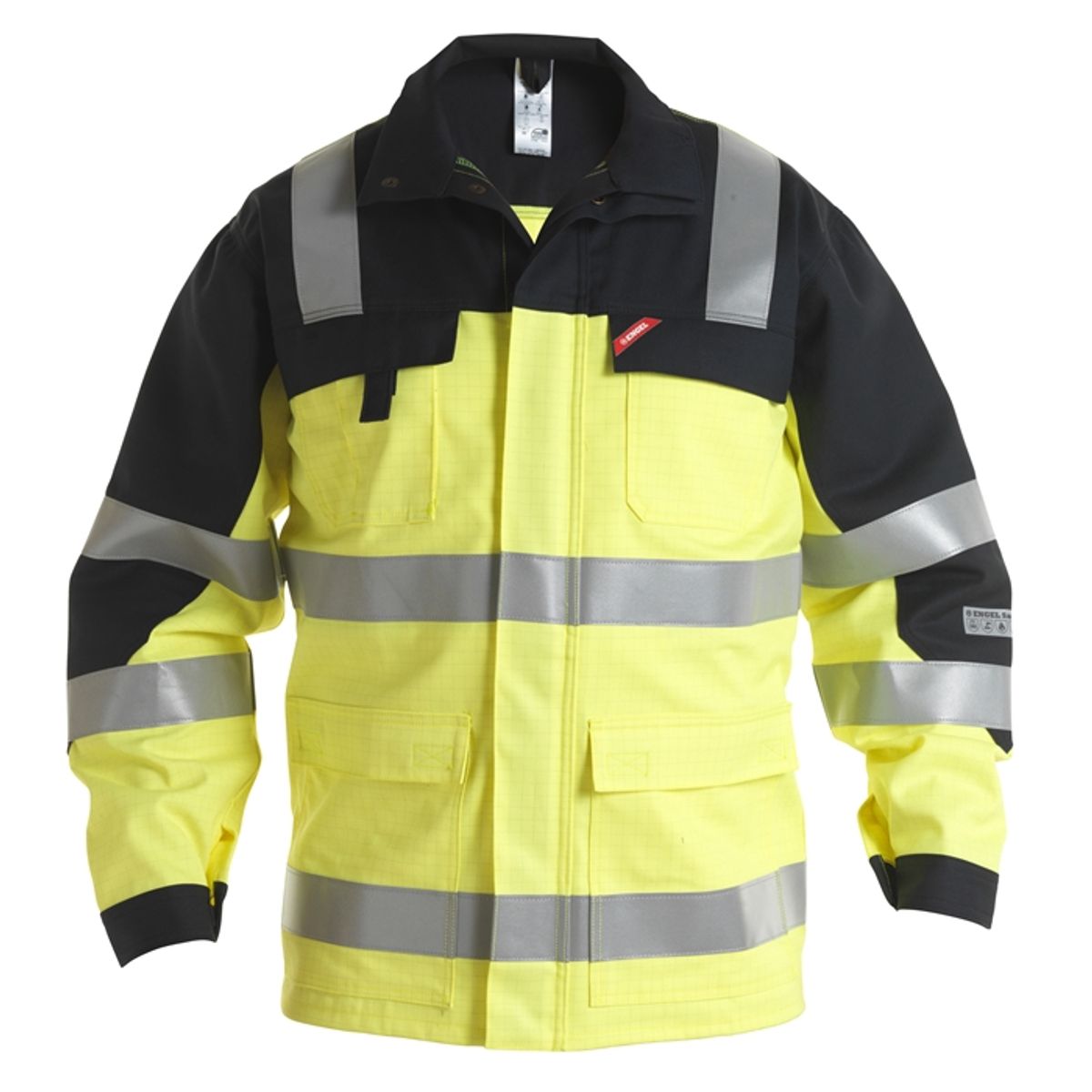 Fe-engel Safety+ Jakke En 20471 - Gul/sort-xl