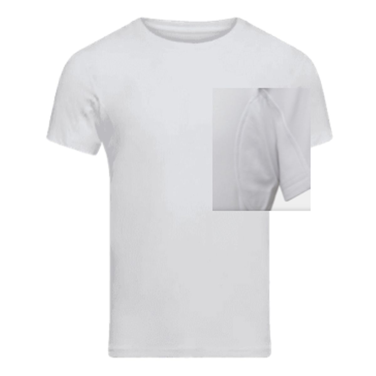 Jbs Undertrøje Med O-hals Bambus Sweat Proof White_3x-large