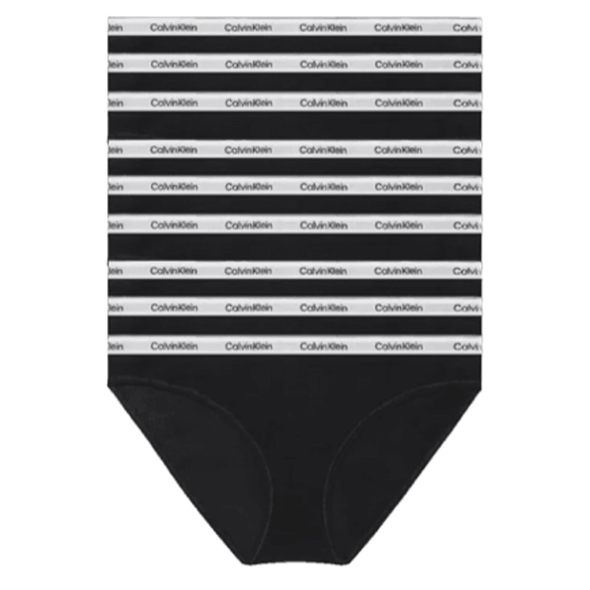 Calvin Klein Women 9-pack Bikini Qd5207e Black-x-small