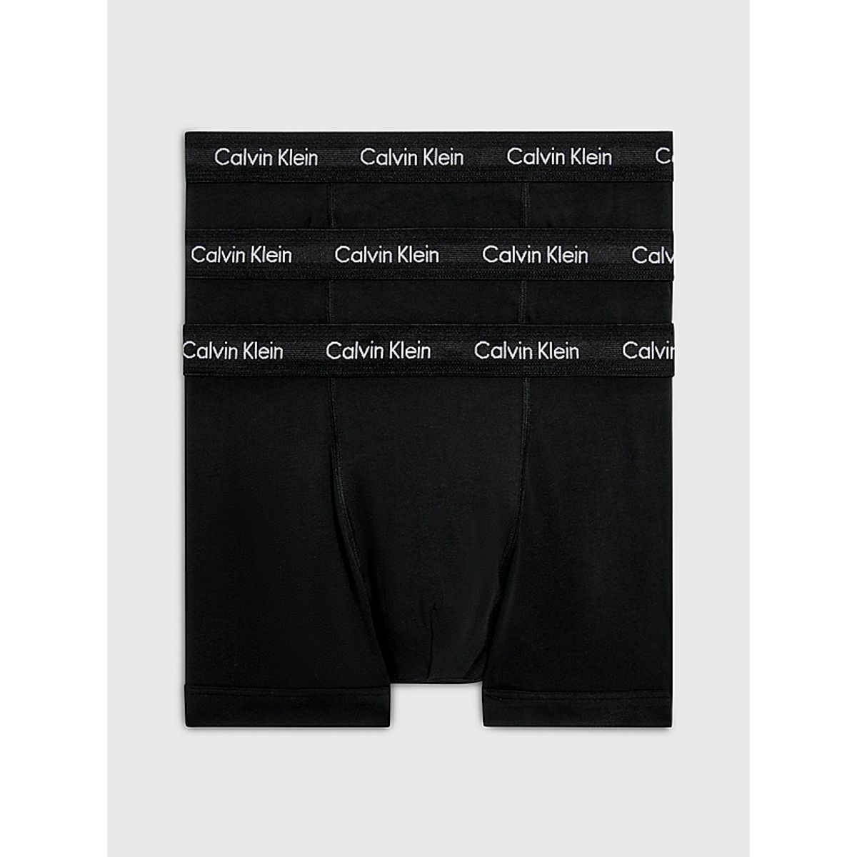 Calvin Klein Trunks 3-pak Black/black