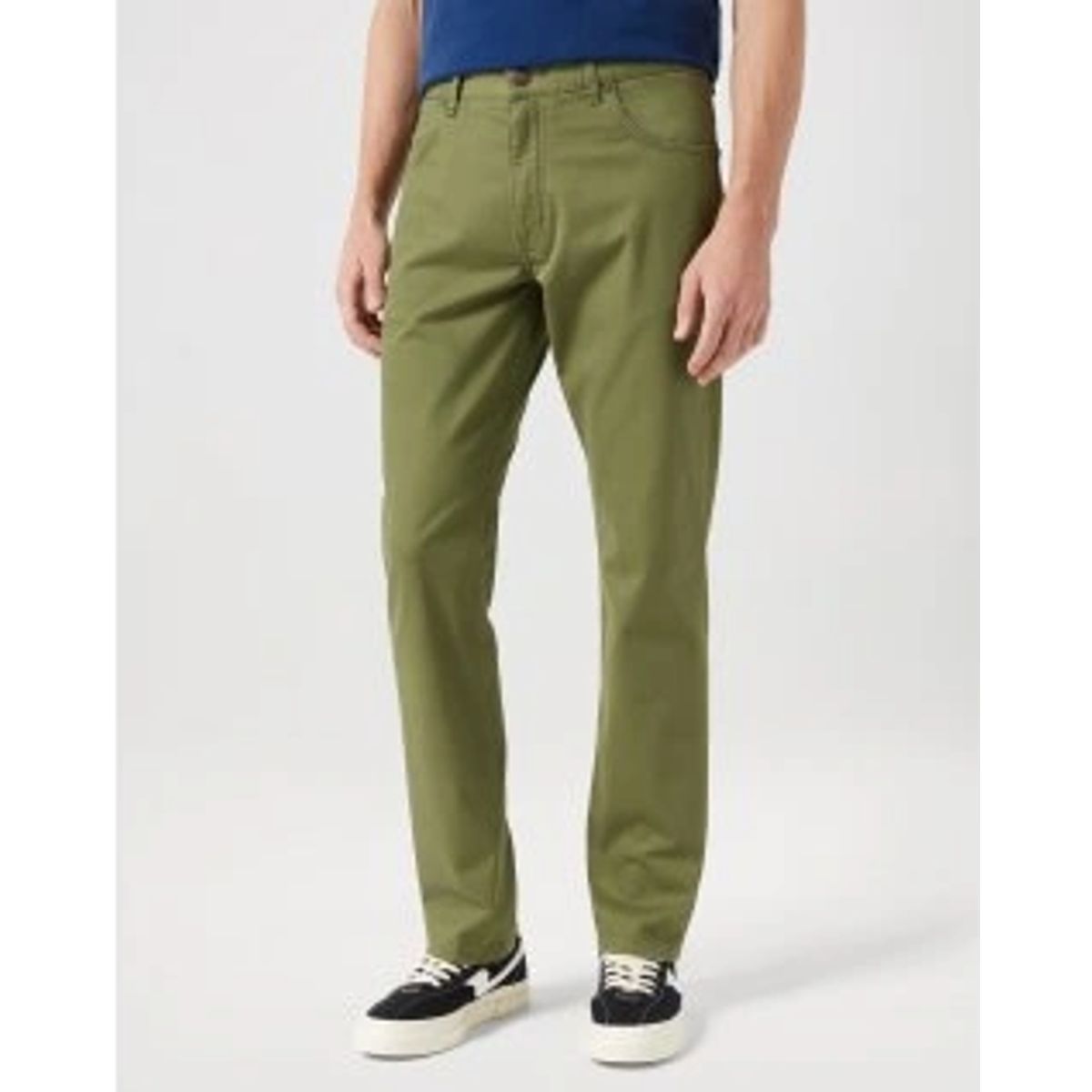 Wrangler Jeans Texas Stretch Lærredsbuks Dusty Olive