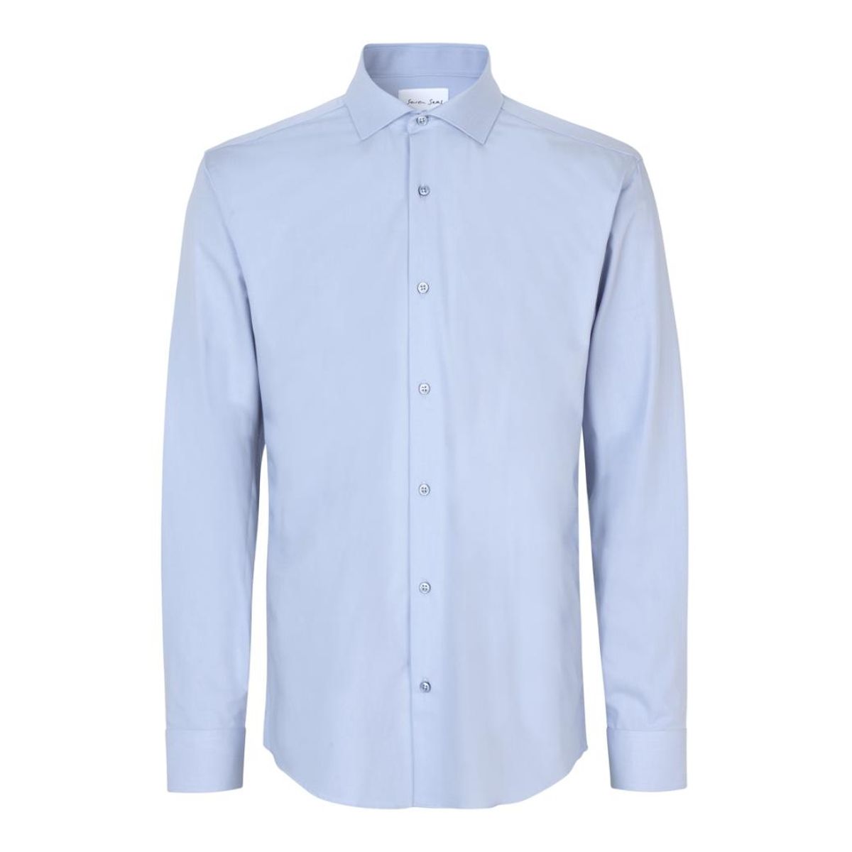 Seven Seas Hybrid Skjorte Modern Fit S50 Light Blue_47/48-3xl