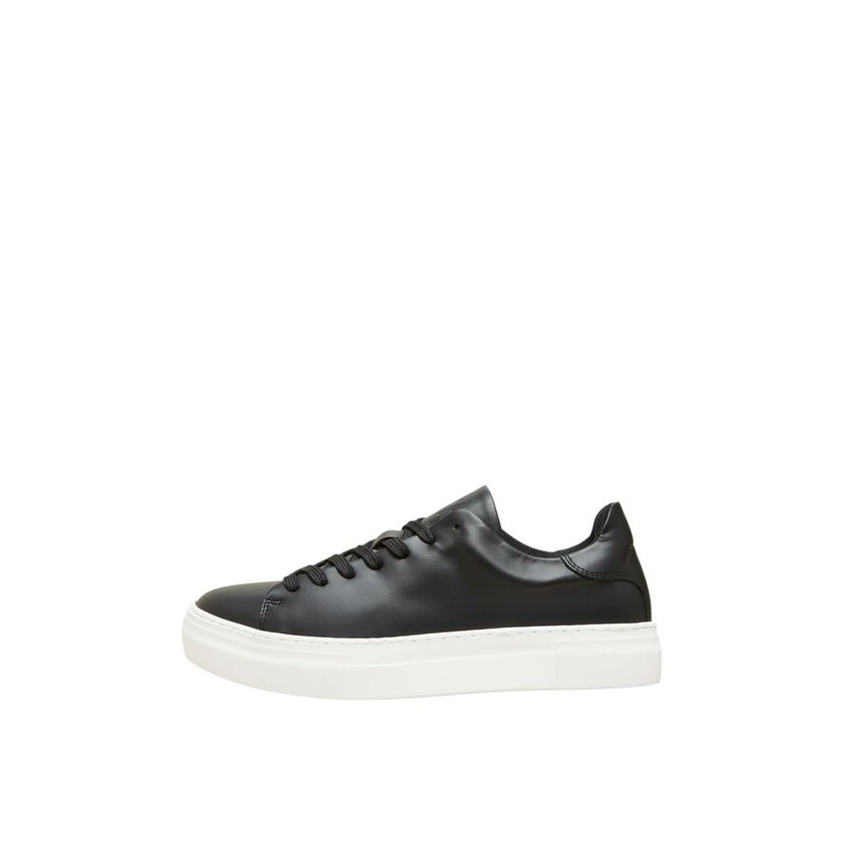 SLHDAVID CHUNKY LEATHER TRAINER B N