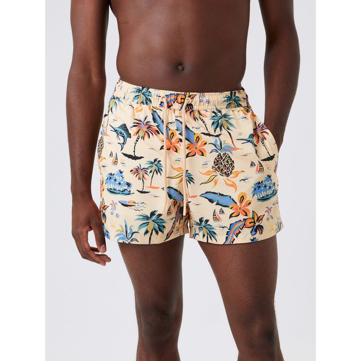 BORG PRINT SWIM SHORTS, BB ZIGGY