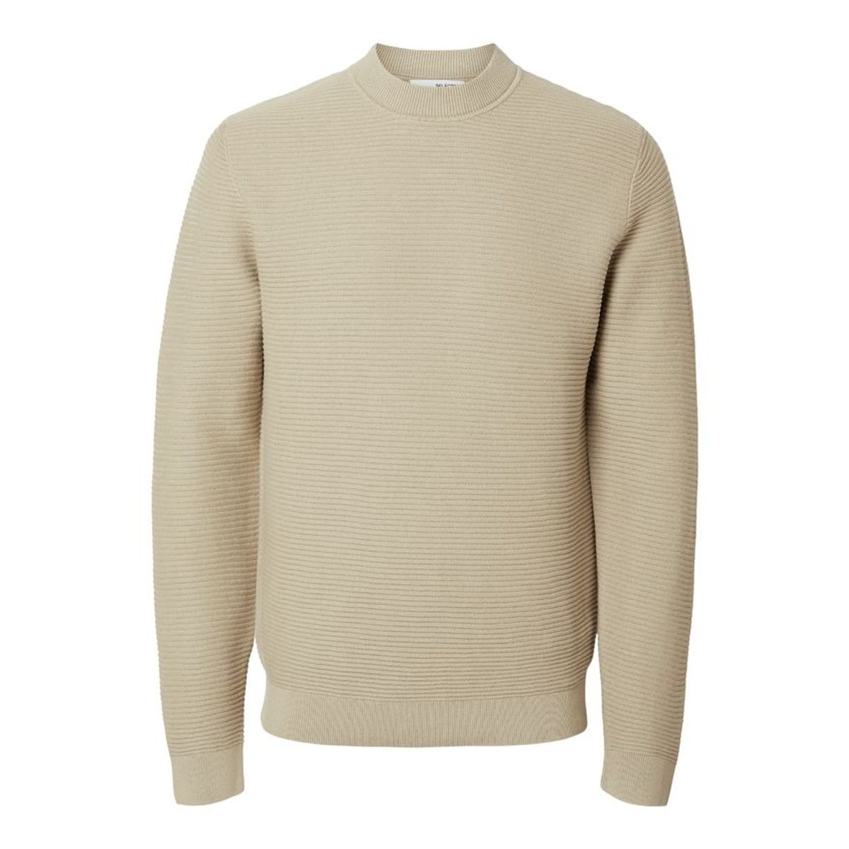 SLHTION LS KNIT STRUCTURE MOCK NECK