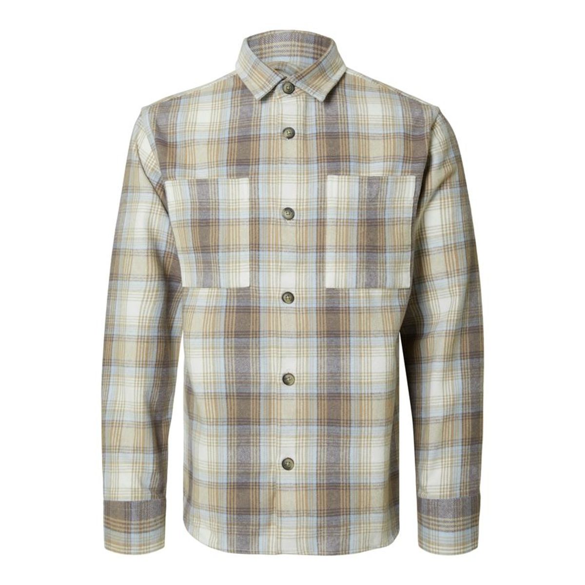 SLHREG-HANK CHECK OVERSHIRT