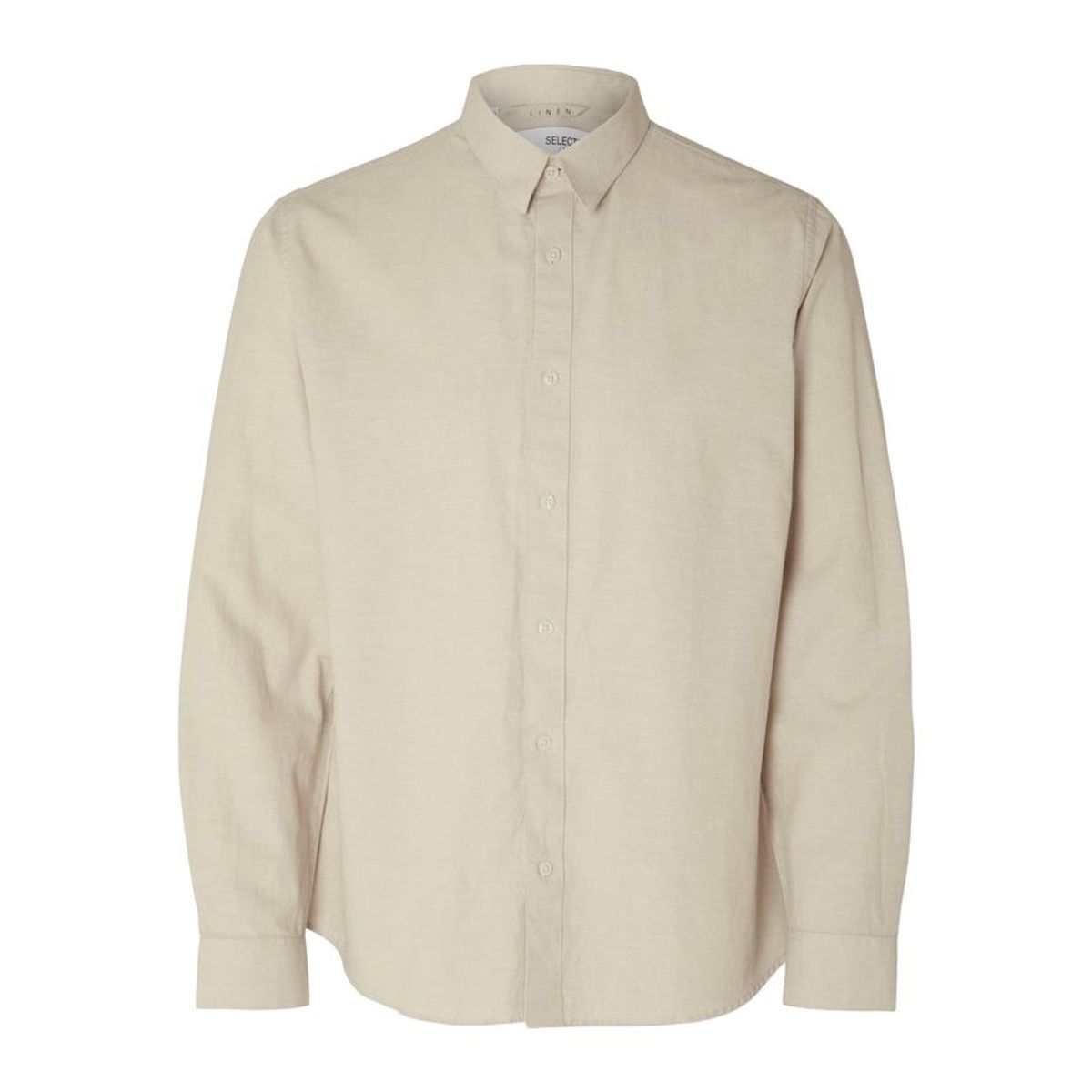 SLHREGNEW-LINEN SHIRT LS CLASSIC W