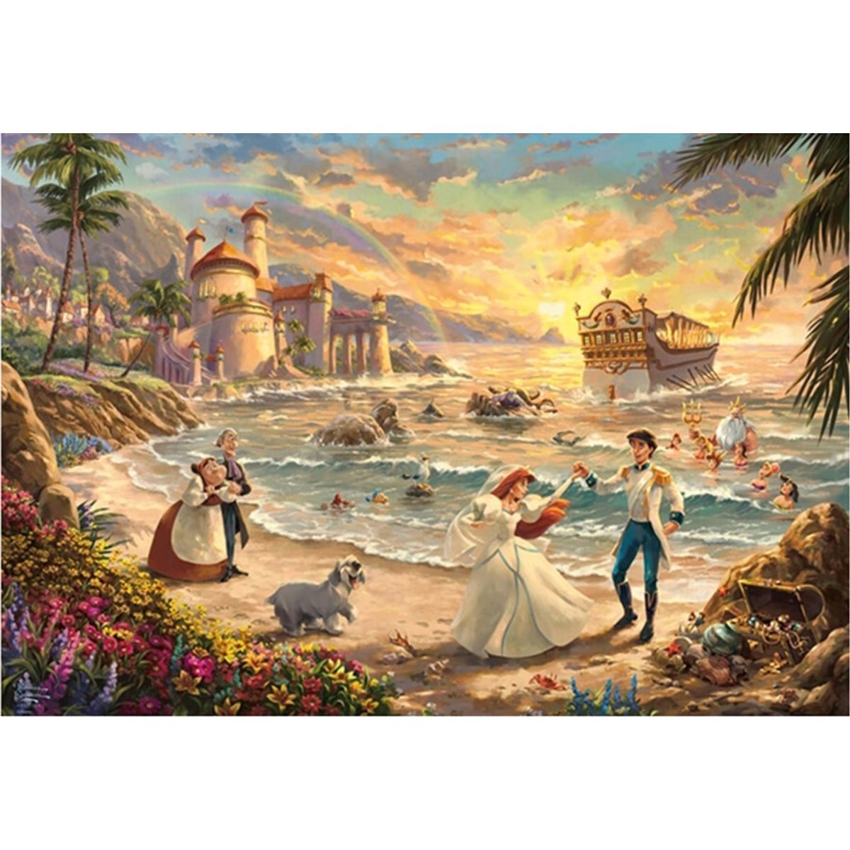 Thomas Kinkade - Little Mermaid Celebration of Love