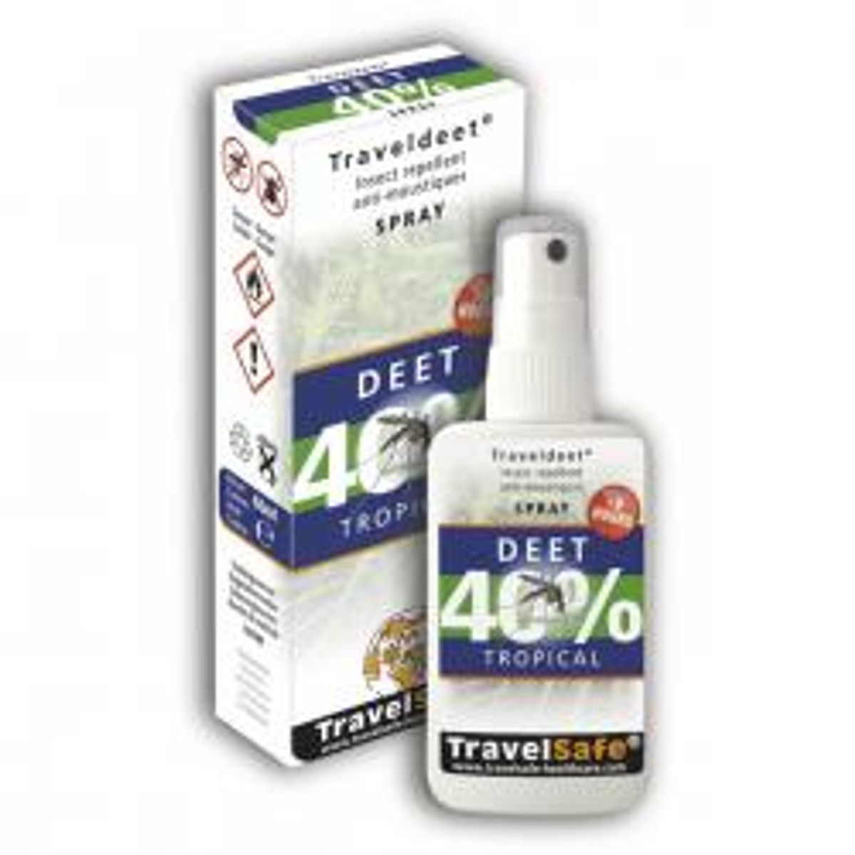 Travelsafe Traveldeet 40% (spray) (no,se,dk,nl) - Rejseudstyr