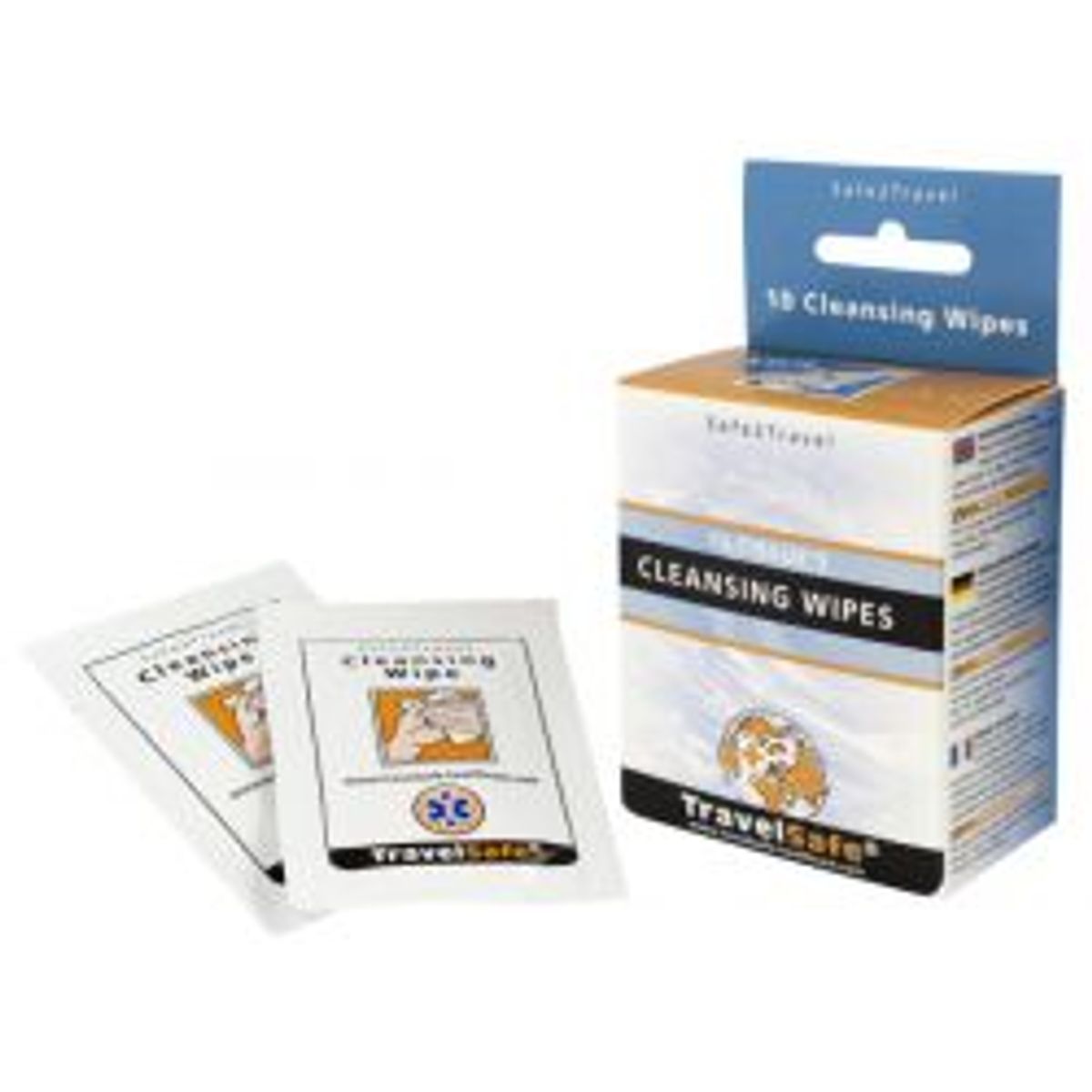 Travelsafe Cleansing Wipes (10 St.) - Desinfektionsservietter