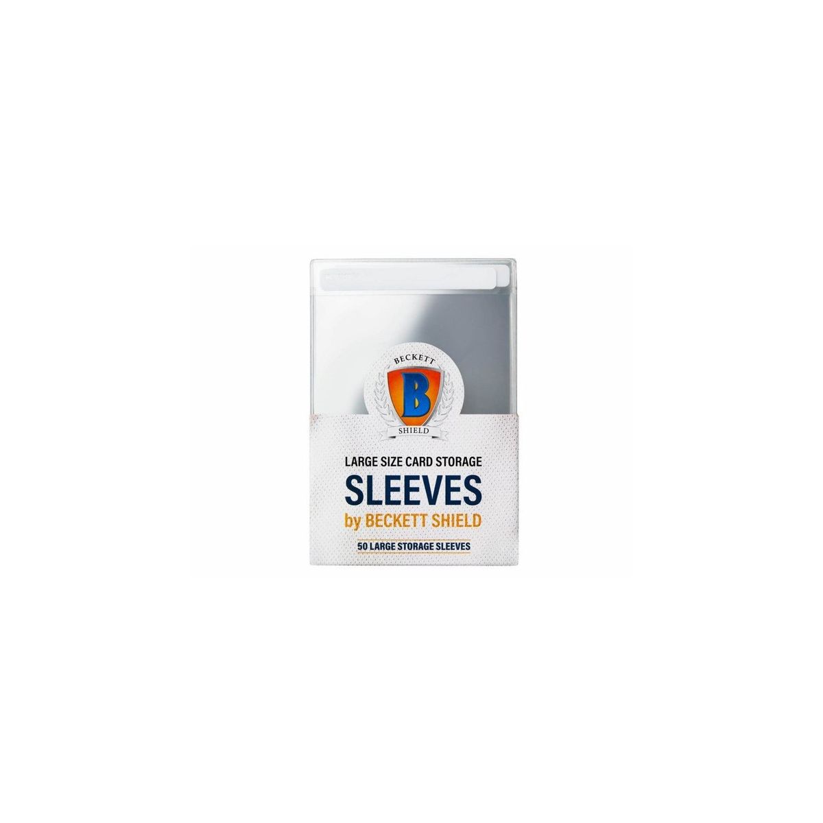 Semi Rigid Large Storage Sleeves - 50stk - Card Saver - Beckett Shield