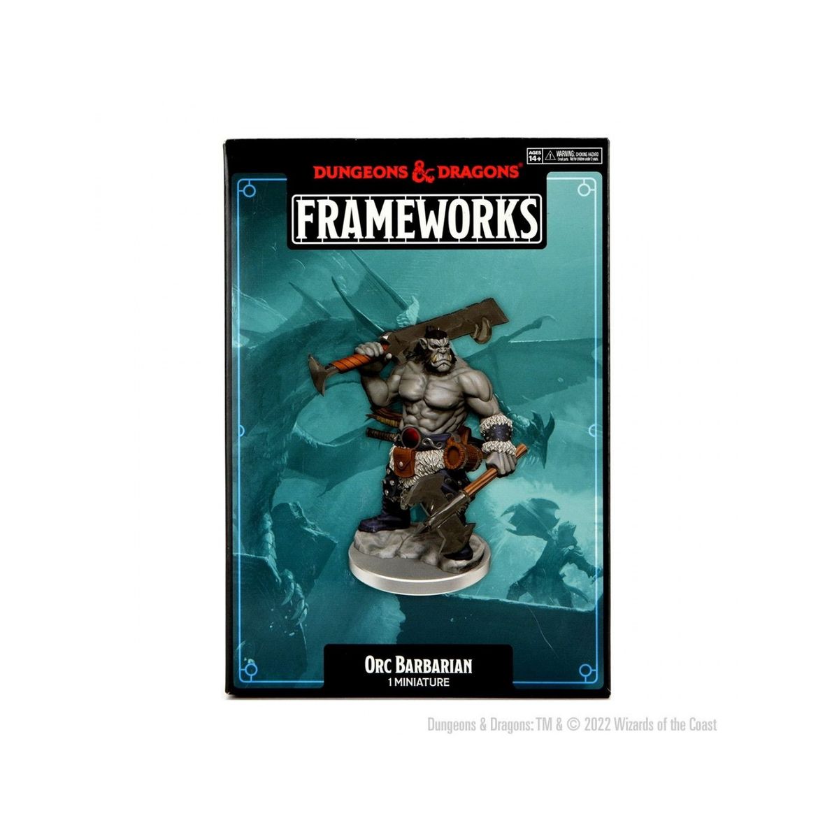 Orc Babarian - Male - D&D Frameworks - Wizkids