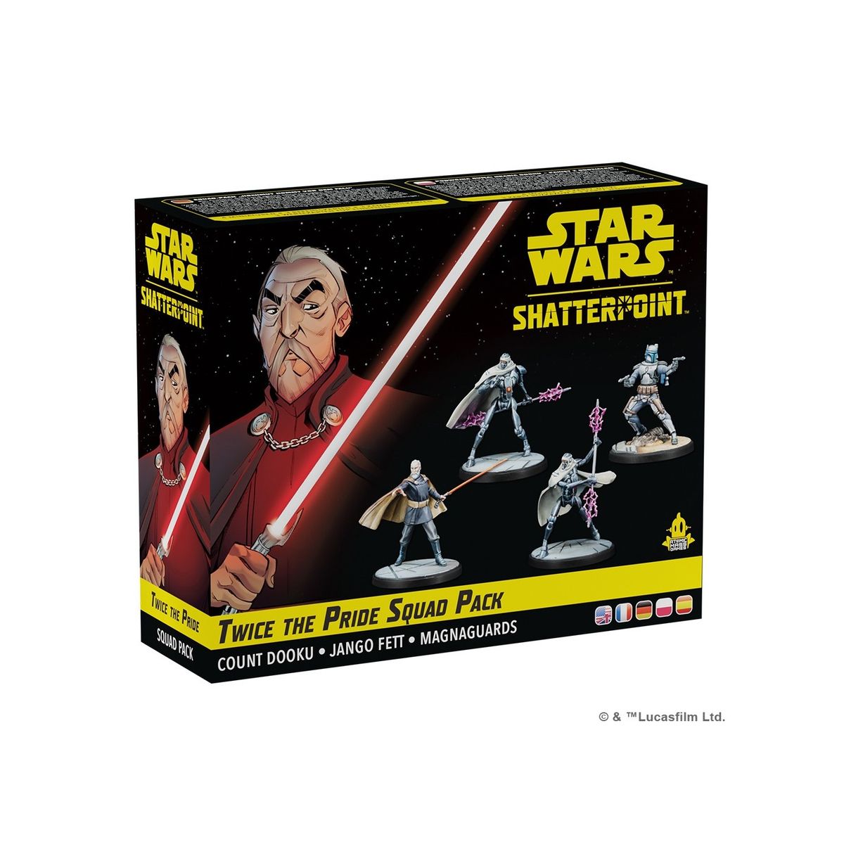 Twice The pride - Count Dooku Squad pack - Star Wars Shatterpoint - Atomic Mass Games